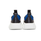 Moschino Blue Suede Teddy Run Sneakers