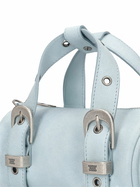 MARGE SHERWOOD - Belted Log Suede Top Handle Bag