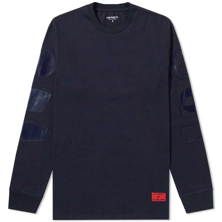 Photo: Carhartt x Slam Jam Long Sleeve Minute Man Tee Blue