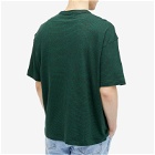 YMC Men's Tripe Stripe T-Shirt in Green Stripe