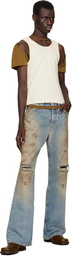 Eckhaus Latta Off-White & Brown Hugging T-shirt