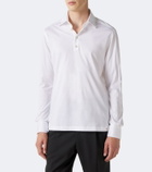 Kiton Cotton poplin polo top