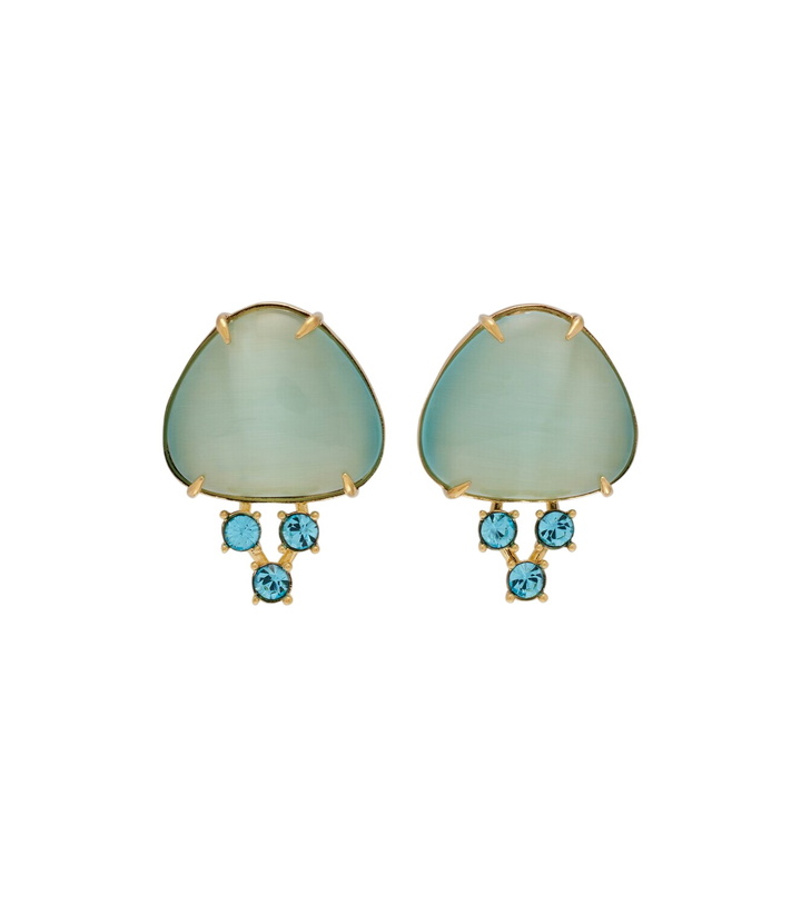 Photo: Oscar de la Renta Embellished drop earrings