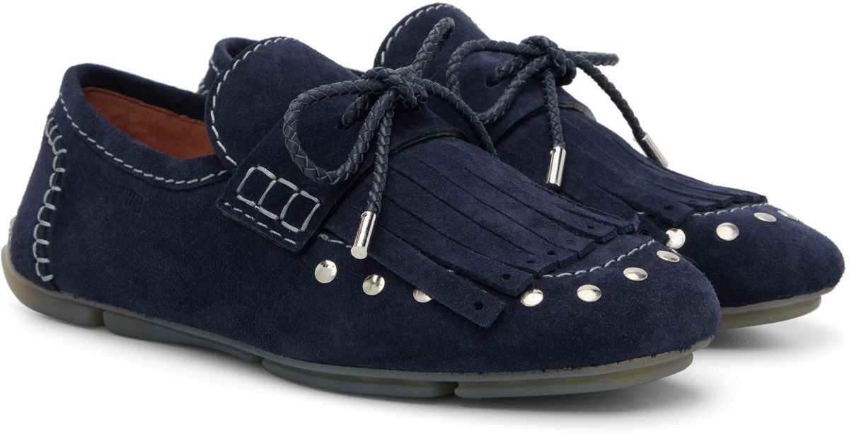 Wales Bonner Navy Montego Tasseled Loafers