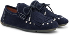Wales Bonner Navy Montego Tasseled Loafers