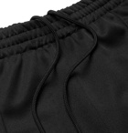 Needles - Glittered Webbing-Trimmed Tech-Jersey Track Pants - Black