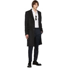 Neil Barrett Navy Gabardine Travel Cuffed Trousers