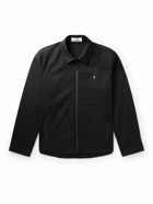 Stone Island - Logo-Embroidered Cotton-Blend Jacket - Black