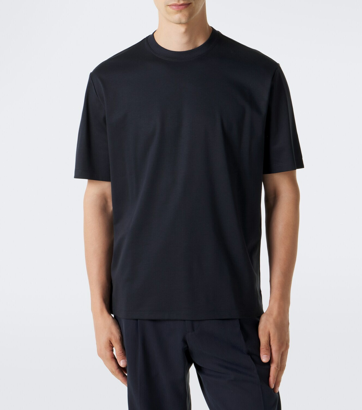 Agnona Cotton and silk jersey T-shirt