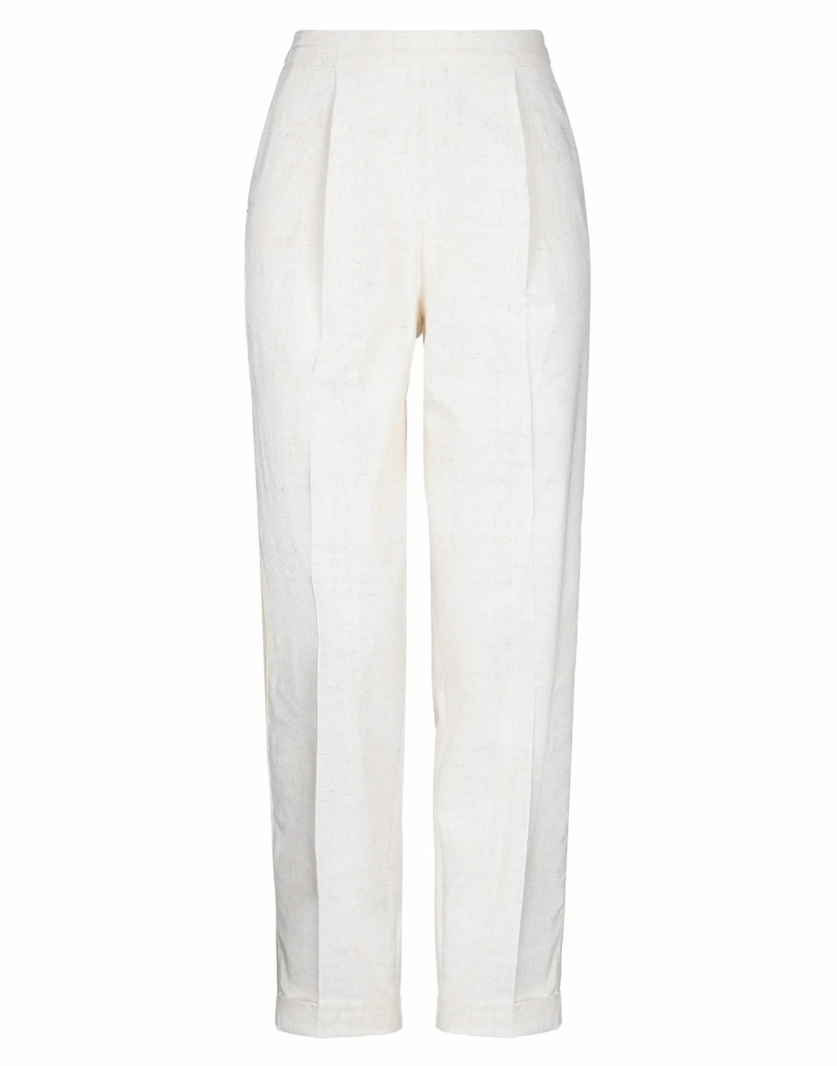 Manila Grace Womens Pants Ivory