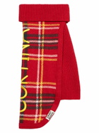 MC2 Saint Barth Dog Sweater With Tartan Print