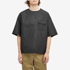 Taion Men's Military Half Sleeve T-Shirt in Black