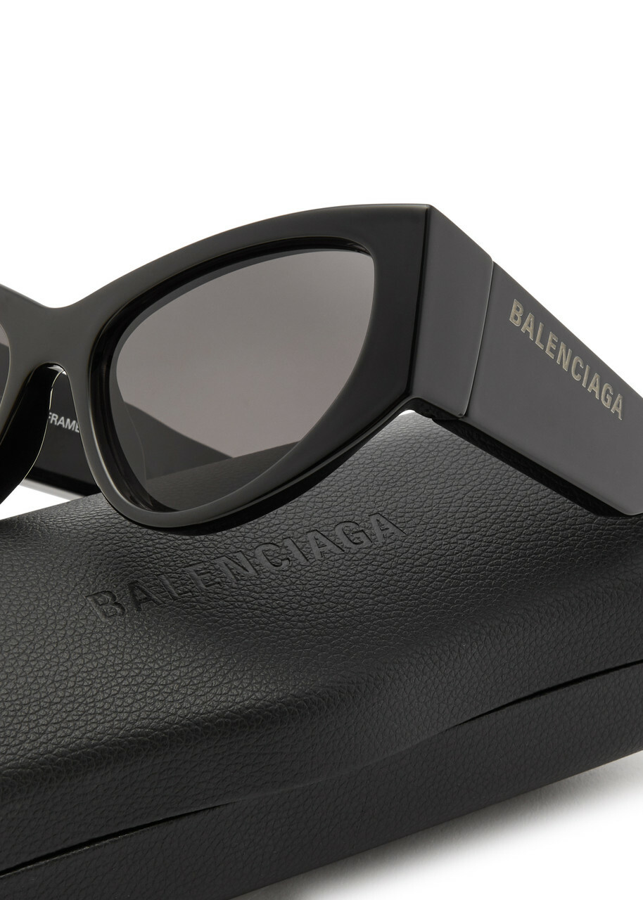 Balenciaga Cat-eye Sunglasses - Black Grey - One Size