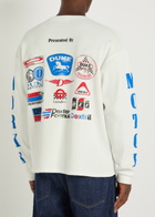 Duke And Dexter Sponsors Printed Waffle T-shirt White