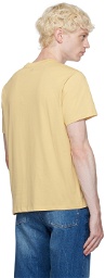 AMI Alexandre Mattiussi Yellow Ami de Cœur T-Shirt