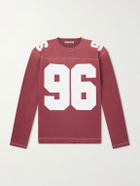 Acne Studios - Exfold Printed Cotton-Jersey T-Shirt - Red