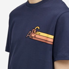 A.P.C. Men's Isaac Logo T-Shirt in Dark Navy