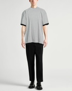 Jil Sander Mens T-shirt in Grey