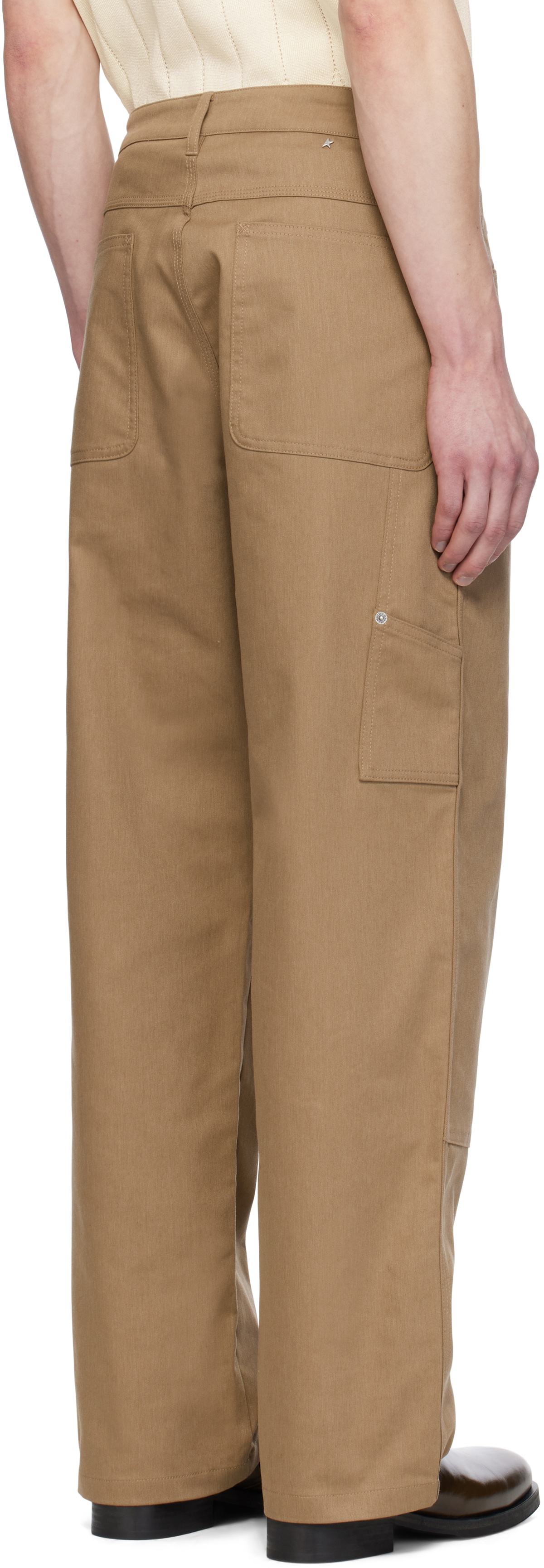 Golden Goose Tan Patch Trousers