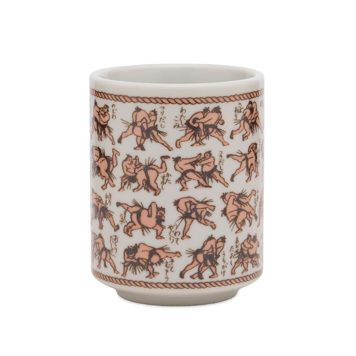 Photo: BEAMS JAPAN Cartoon Sushi Cup - Sumo in White 