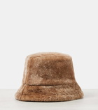 Loewe Shearling bucket hat