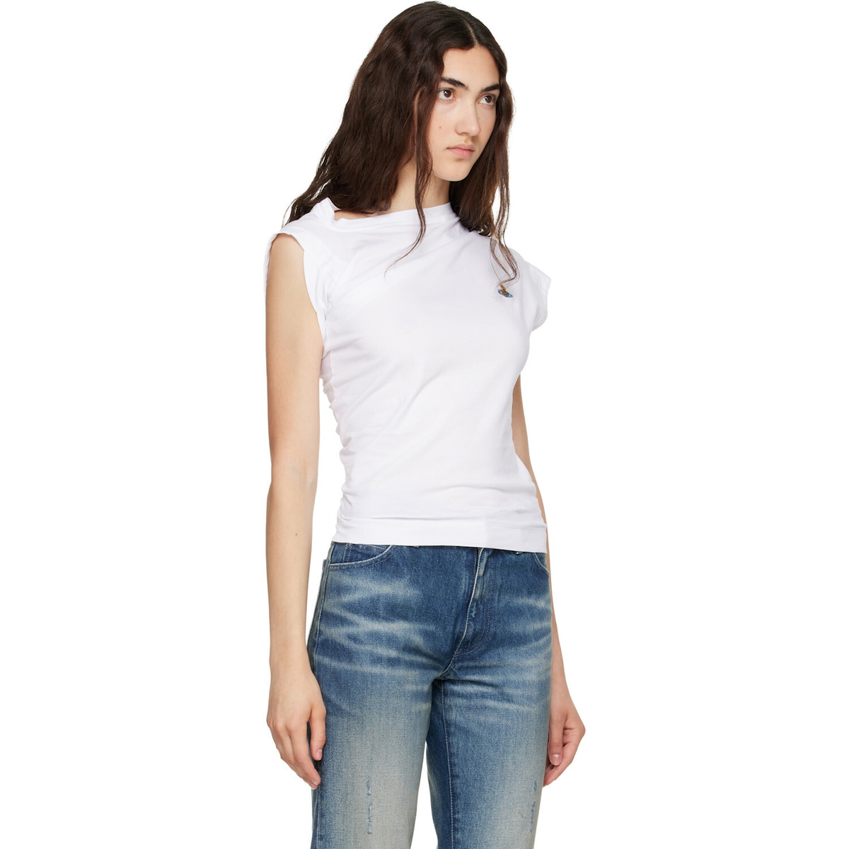 Vivienne Westwood White Hebo Top
