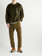 And Wander - Shell-Trimmed Polartec® Fleece Sweatshirt - Green