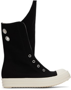 Rick Owens DRKSHDW Black Hollywood Boot Sneaks Sneakers