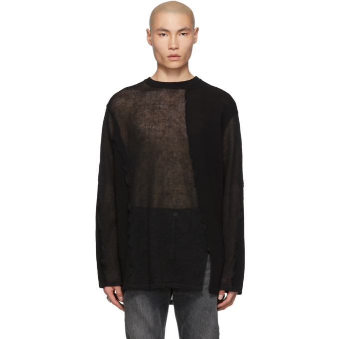 Photo: Yohji Yamamoto Black Rock Peel Sweater