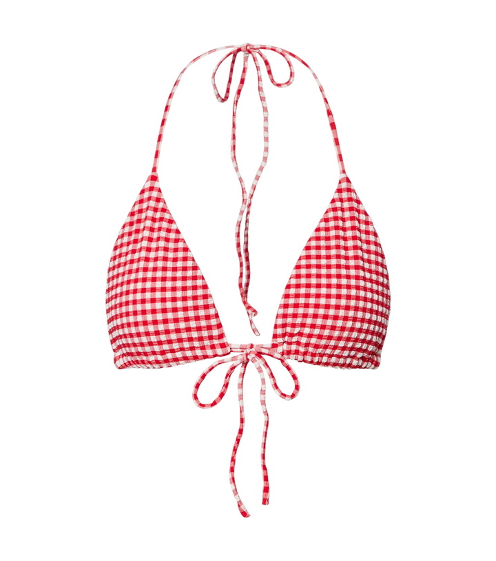 Photo: Montce Emma gingham seersucker bikini top