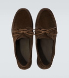 Saman Amel City Moc suede boat shoes