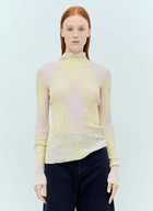 Burberry Argyle High-Neck Sweater