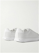 Salvatore Ferragamo - Cube Leather Sneakers - White