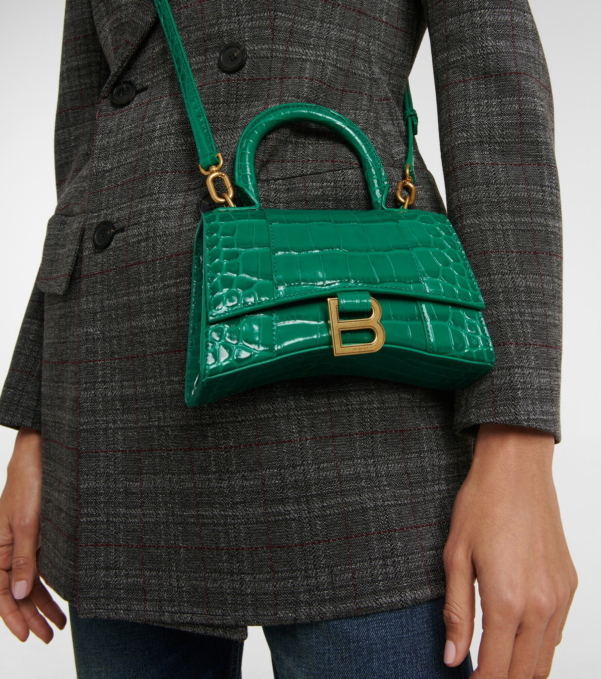 Balenciaga Hourglass XS leather crossbody bag Balenciaga