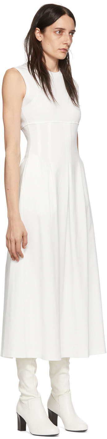 GIA STUDIOS White Cotton Maxi Dress GIA STUDIOS