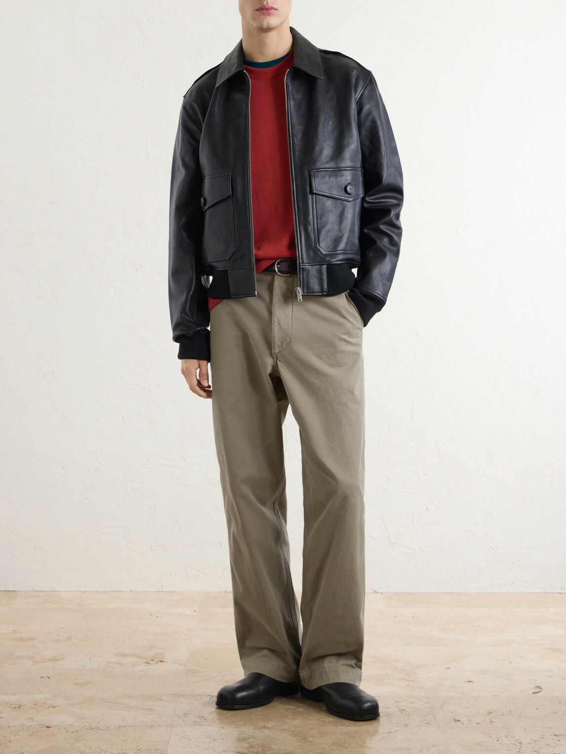 A.P.C. - Gael Leather Jacket - Black A.P.C.