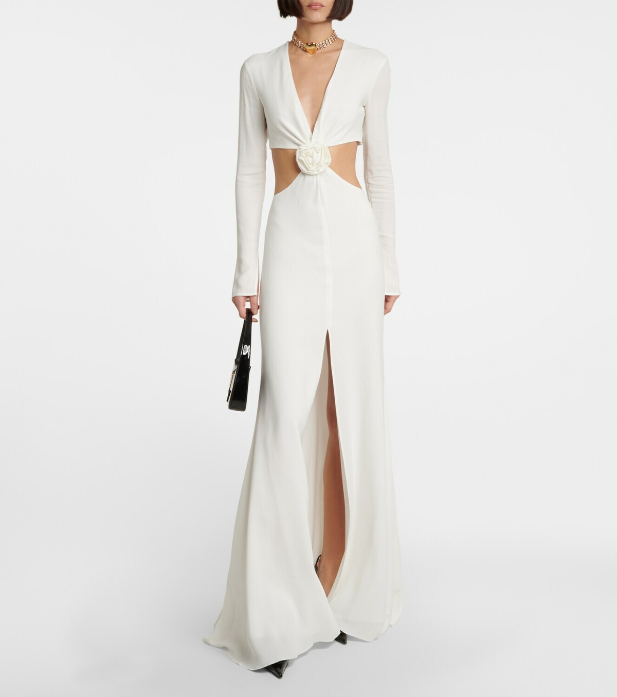 Blumarine Embellished cutout gown Blumarine