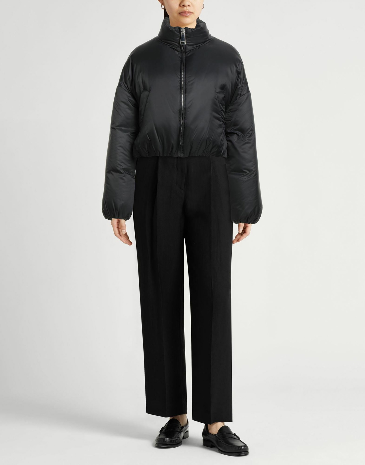 Khrisjoy Womens Puffer in Black