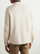 Loro Piana - Cotton, Silk and Cashmere-Blend Overshirt - Neutrals