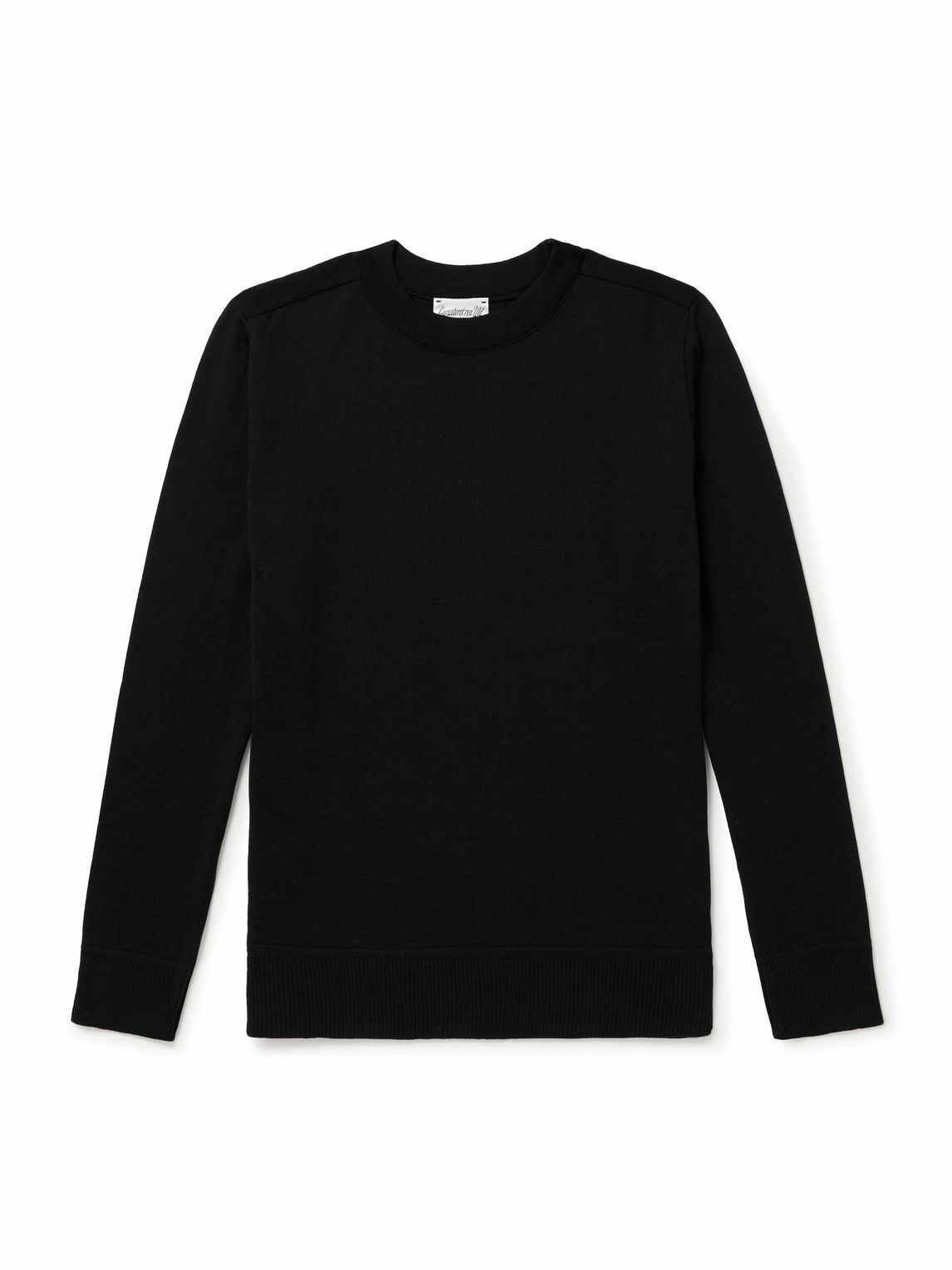 S.N.S Herning - Fender Ribbed Merino Wool Half-Zip Sweater