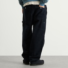 Stone Island Men's Cotton Moleskin-TC Trousers in Navy Blue