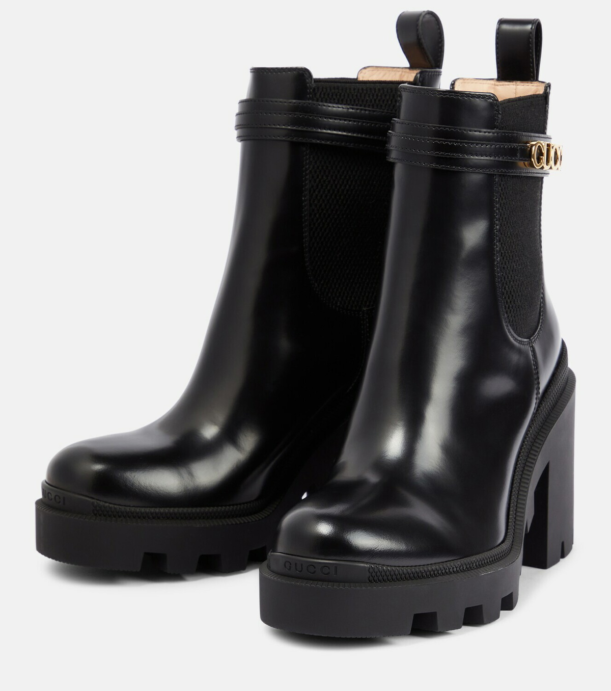 Gucci - Logo leather Chelsea boots Gucci Gucci - Logo leather Chelsea boots Gucci