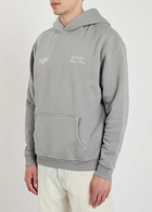 Club 1984 Melrose Hooded Cotton Sweatshirt Dark Grey