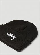 Stüssy - Stock Cuff Beanie Hat in Black