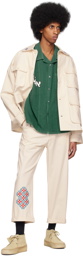 ADISH Green The Inoue Brothers Edition Button-Up Shirt