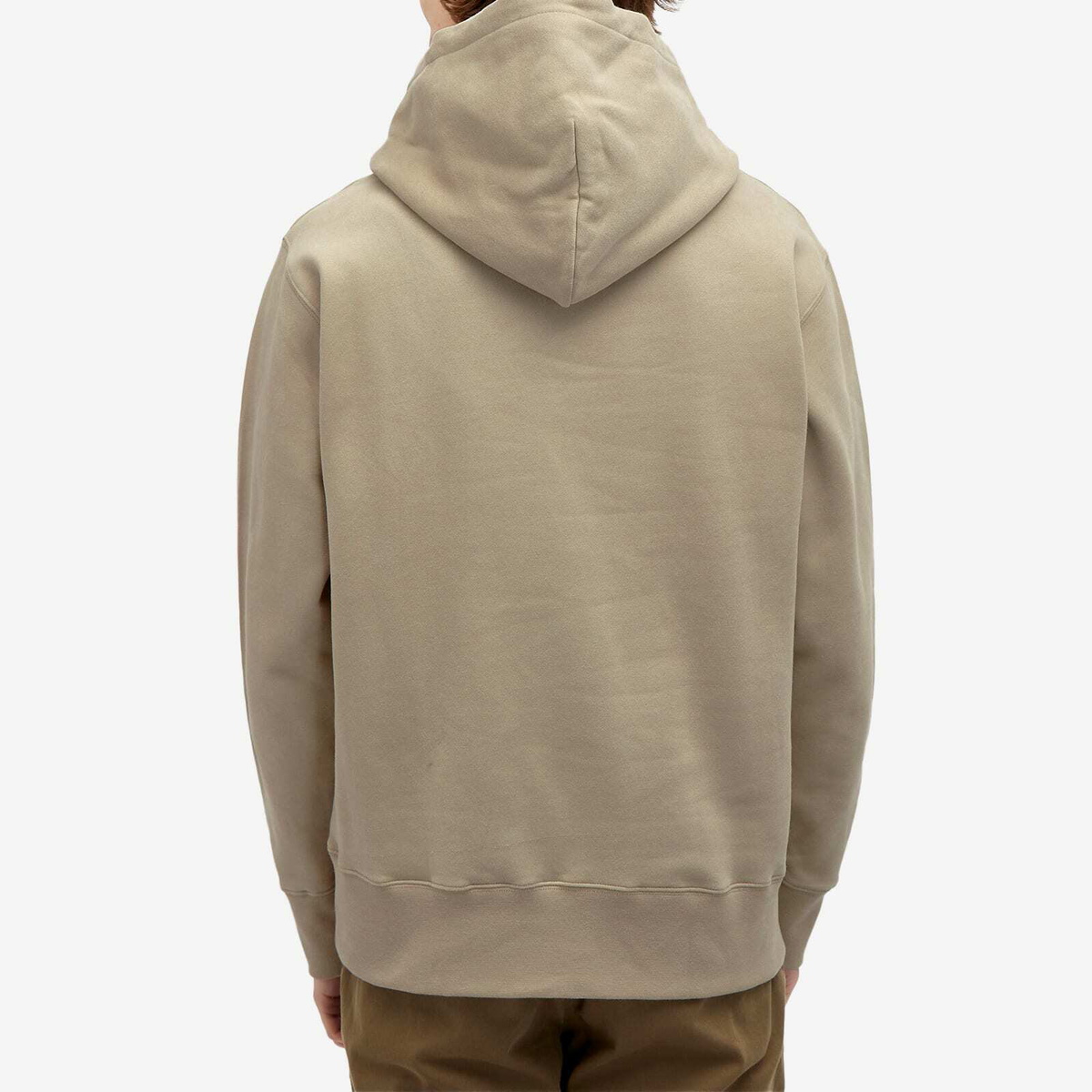 Norse Projects Men's Arne Relaxed N Logo Hoodie in Clay