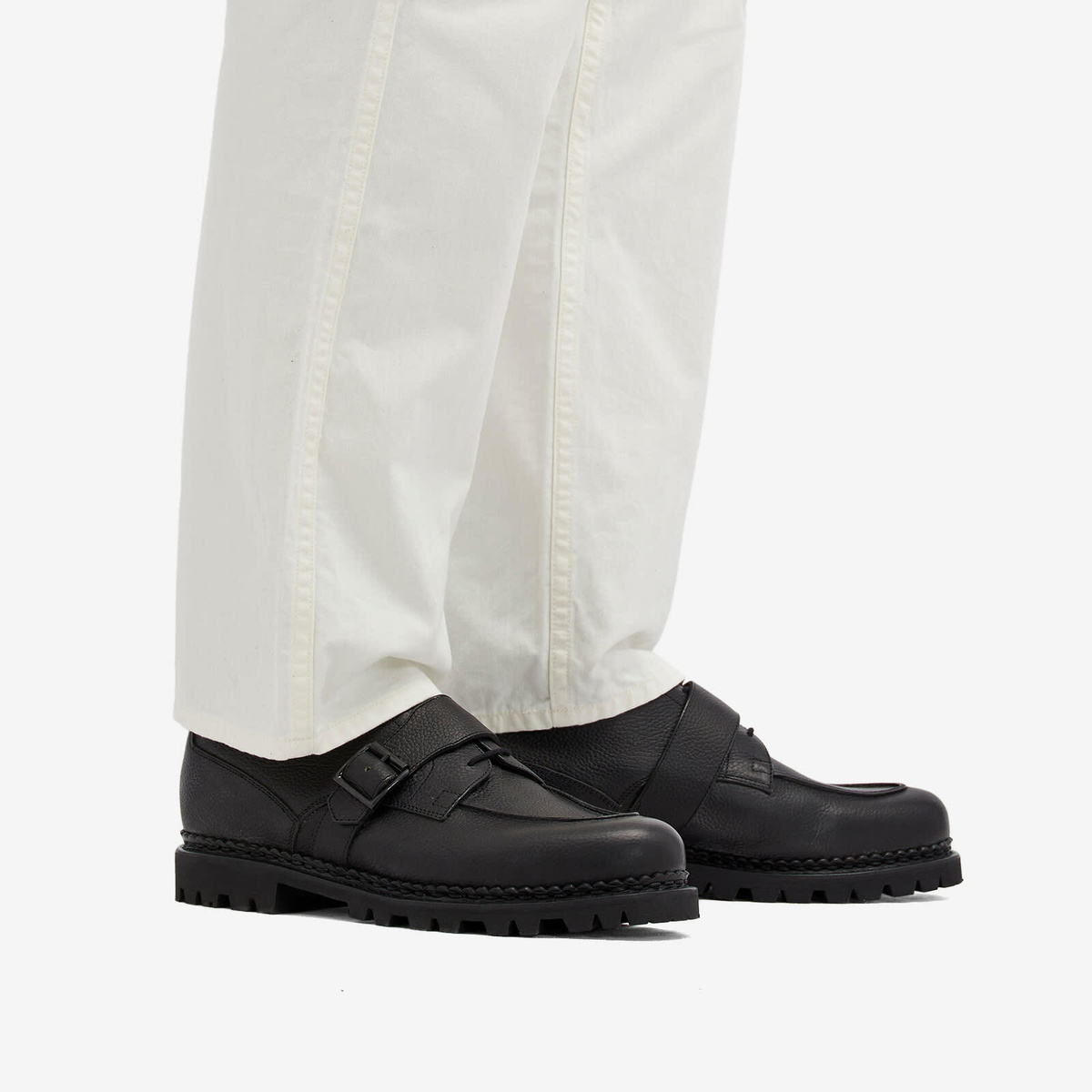 Paraboot Men's x Engineered Garments Chambord in Black Grain