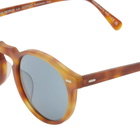 Oliver Peoples Gregory Peck Sunglasses in Semi-Matte Lbr/Indigo