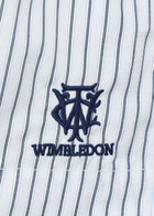 Polo Ralph Lauren Striped Cotton Shorts White And Blue