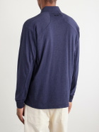 SEASE - Cotton and Cashmere-Blend Jersey Polo Shirt - Blue
